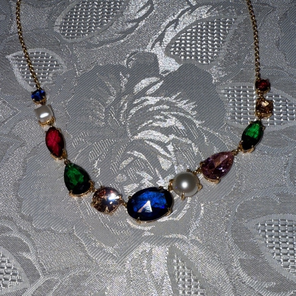 Kate Spade  Candy Shop Multicolor Gemstone Necklace with pink dust bag - Picture 5 of 6